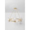 Corbett Lighting Almandine 41.25 in. Chandelier Vintage Gold Leaf 485-41-VGL - alternate 2