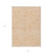 Homeroots 3' X 5' Peach And Ivory Abstract Washable Indoor Outdoor Area Rug 598992 - alternate 3