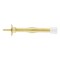National Hardware Utility Door Stop, 23/32 in Dia Base, 3 in Projection, Zinc, Brass N830-560 - alternate 2