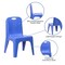 Flash Furniture Blue Plastic Stack Chair, PK10 10-YU-YCX-011-BLUE-GG - alternate 2