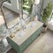 James Martin Vanities Breckenridge 60" Double Vanity, Smokey Celadon, w/ 3 CM Tajnar Eclos Top 330-V60D-SC-3TJR - alternate 2