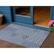 Homeroots 3' X 5' Navy Blue And Ivory Geometric Washable Indoor Outdoor Area Rug 596950 - alternate 1
