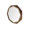 Homeroots 32" Brown Solid Wood Octagon Framed 376397 - alternate 2