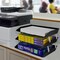 Acrimet Facility 3 Tier Letter Tray Side Load Letter Size A4 Desktop File Organizer Plastic Black 255.4 - alternate 2