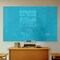 Fab Glass And Mirror Glass Dry Erase Board 48in x60in, Blue Surface with Eased Corners, Frameless Glass Board for Wall GBZ48x60-SB606 - alternate 3