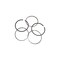 John Deere KIT PISTON RING SET STD., JOHN DEERE OEM HE113-0310 HE113-0310 - alternate 2