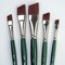 Silver Brush Ruby Satin Angle Brushes, 5-Piece Set RS-2551 - alternate 2