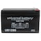 Zoro Select Sealed Lead Acid Battery, 12VDC, 3.70" H D5779 - alternate 3