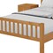 Homeroots Three Piece Oak Solid Wood Bedroom Set 523686 - alternate 3