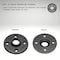 Ironwerks Designs 3/4" Black Malleable Iron Premium Floor Flange, 10 PK IW-FLNG-3/4-10 - alternate 2