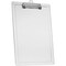 Acrimet 3 Pack Clipboard Letter Size A4 Low Profile Clip & Side Rulers, Durable Plastic - Crystal, 3PK 134.3 - alternate 2