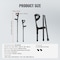 Vevor Forearm Crutches 10-Level Height Adjustable Walking Crutches 1 Pair 350LBS, 2PK FBL590256 - alternate 3