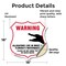 Signmission Alligator Warning Shield Sign Warning Al, 18 Inch X 18 Inch, Vinyl Decal SHI-D-18-359 - alternate 3