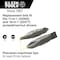 Klein Tools Bit No 2 Phillips 1/4" Slotted, 2PK 32483 - alternate 4