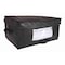 Hospitality 1 Source Box Top, Nonwoven Fabric, Blanket Box, Black BLKTBOX-BL - alternate 3