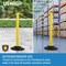 Us Weight ChainBoss Outdoor/Indoor Stanchion with 10 ft of Yellow Plastic Chain - Fillable Base, 6PK U2204YCPK6 - alternate 2