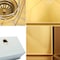 Homeroots 10in X 33in Gold Stainless Steel Undermount Kitchen Sink 719941 - alternate 2