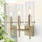Jonathan Y Cato 21.25" 3-Light Modern Minimalist Iron/Glass LED Vanity, Brass Gold/Clear JYL7807C - alternate 2