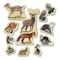 Yellow Door Woodland Animal Families Wooden Characters YD0202 - alternate 3