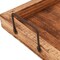 Homeroots 21in Natural Solid Wood Handmade Serving Tray With Handles 724228 - alternate 2