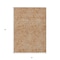 Homeroots 3' X 5' Copper And Beige Abstract Washable Indoor Outdoor Area Rug 599742 - alternate 3