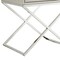Homeroots 25" Silver Metallic And Light Gray End Table With Drawer 544112 - alternate 2
