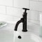 Kingston Brass One-Handle Single-Hole Bathroom Faucet with Push Pop-Up Drain, Oil Rubbed Bronze KS2825CG - alternate 2