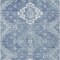 Homeroots 10' X 14' Navy Blue And Denim Blue Medallion Washable Indoor Outdoor Area Rug 589037 - alternate 4