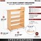 Rev-A-Shelf Maple Wood; Steel, Natural Maple, 9.5 in W, 25.5 in H, 21.63 in D 448-BCSC-9C - alternate 2