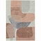 Homeroots 3' X 5' Rust And Gray Abstract Washable Indoor Outdoor Area Rug 632173 - alternate 1