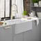 Blanco Ikon SILGRANIT 33in Single Bowl Apron-Front Farmhouse Sink - White 401899 - alternate 2