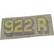 John Deere LABEL 922 R MODEL NUMBER P, JOHN DEERE OEM H169181 H169181 - alternate 1
