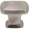 Designperfect 1-3/16 Overall Length Square Cabinet Knob, Brushed Satin Nickel DPA-S77KSNB - alternate 1