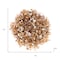 Homeroots Copper Round Reflective Fire Pit Glass 479081 - alternate 2