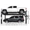 Atlas Automotive Equipment Apex 9 Ali Certified 9,000 Lb. Capacity 4-Post Lift APEX9-FPD - alternate 4