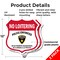 Signmission Bilingual No Loitering Shield Sign Polic, 12 inch X 12 inch, Plastic Sign, 2PK SHI-P-2PACK-12-365 - alternate 2