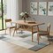 Homeroots 63" Natural Solid Wood Dining Table 623355 - alternate 3