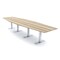 Skutchi Designs 16 Person Conference Table With Power Unit | 16' Hexagon Table | Harmony Series HAR-HEX.IR-48X192-T-K525-NA - alternate 1