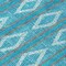 Homeroots 5' X 8' Teal Blue Gray And Ivory Geometric Washable Indoor Outdoor Area Rug 599671 - alternate 3