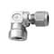 Hoke Female Elbow: LF: Connects 1/4in Tube x 3/8in Male NPT, Brass Construction 4LF6BR - alternate 1