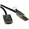 Tripp Lite External SAS Cable, Mini-SAS, SFF-8470, 1m S520-01M - alternate 1