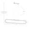 Jonathan Y Ned 39" Dimmable Adjustable Integrated LED Metal Linear Pendant, Chrome JYL7021A - alternate 5