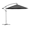 Pure Garden 10 ft Offset Patio Umbrella 8 ft Tall Hanging Cantilever Umbrella Fade-Resistant Shade Umbrella 50-LG1420 - alternate 1