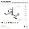 Kingston Brass Two-Handle Wall Mount Bridge Kitchen Faucet, Polished Chrome KS2441PKL - alternate 2