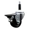 Service Caster 3'' Hard Rubber Swivel 7/8'' Expanding Stem Caster with Brake SCC-EX20S314-HRS-PLB-78 - alternate 1