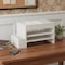 Homeroots 16" White Wood Desk Organizer 661180 - alternate 3