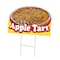 Signmission Apple Tart Die Cut Yard Sign & Stake outdoor plastic coroplast window, C-DC-1824-DS-Apple Tart19 C-DC-1824-DS-Apple Tart19 - alternate 1