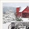 Homeroots Tree Farm Wagon White Framed Wall Art 572026 - alternate 2