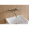 Kingston Brass Double-Handle Wall Mount Bathroom Faucet, Brushed Nickel KS2118BL - alternate 2