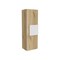 Homeroots Light Oak and White Multi Purpose Vertical Hanging Cabinet 473309 - alternate 3